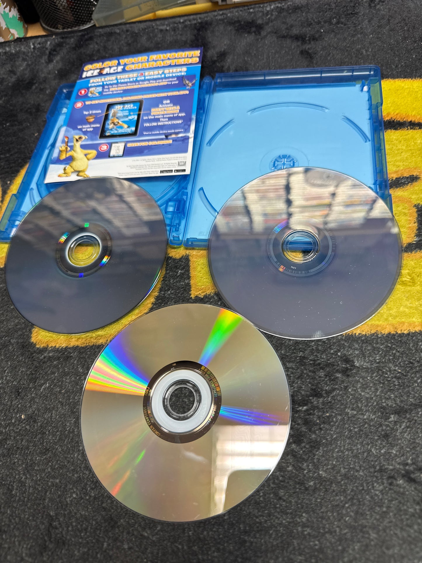 Ice Age Continental Drift 3D Blu Ray + Blu Ray + DVD (Used)