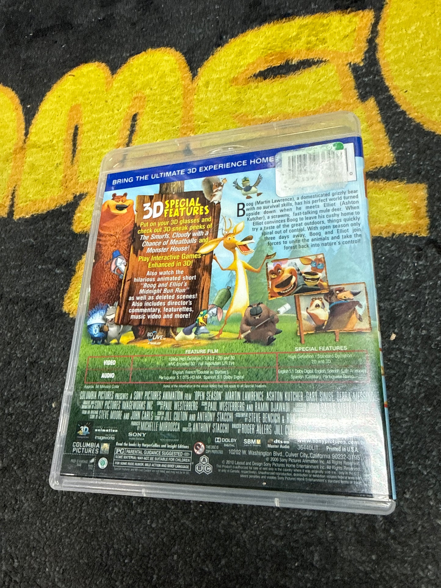 Open Season 3D Blu Ray (Used)