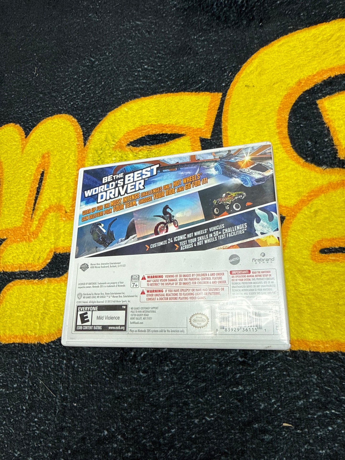 Hot Wheels World’s Best Driver for Nintendo 3DS (Used)