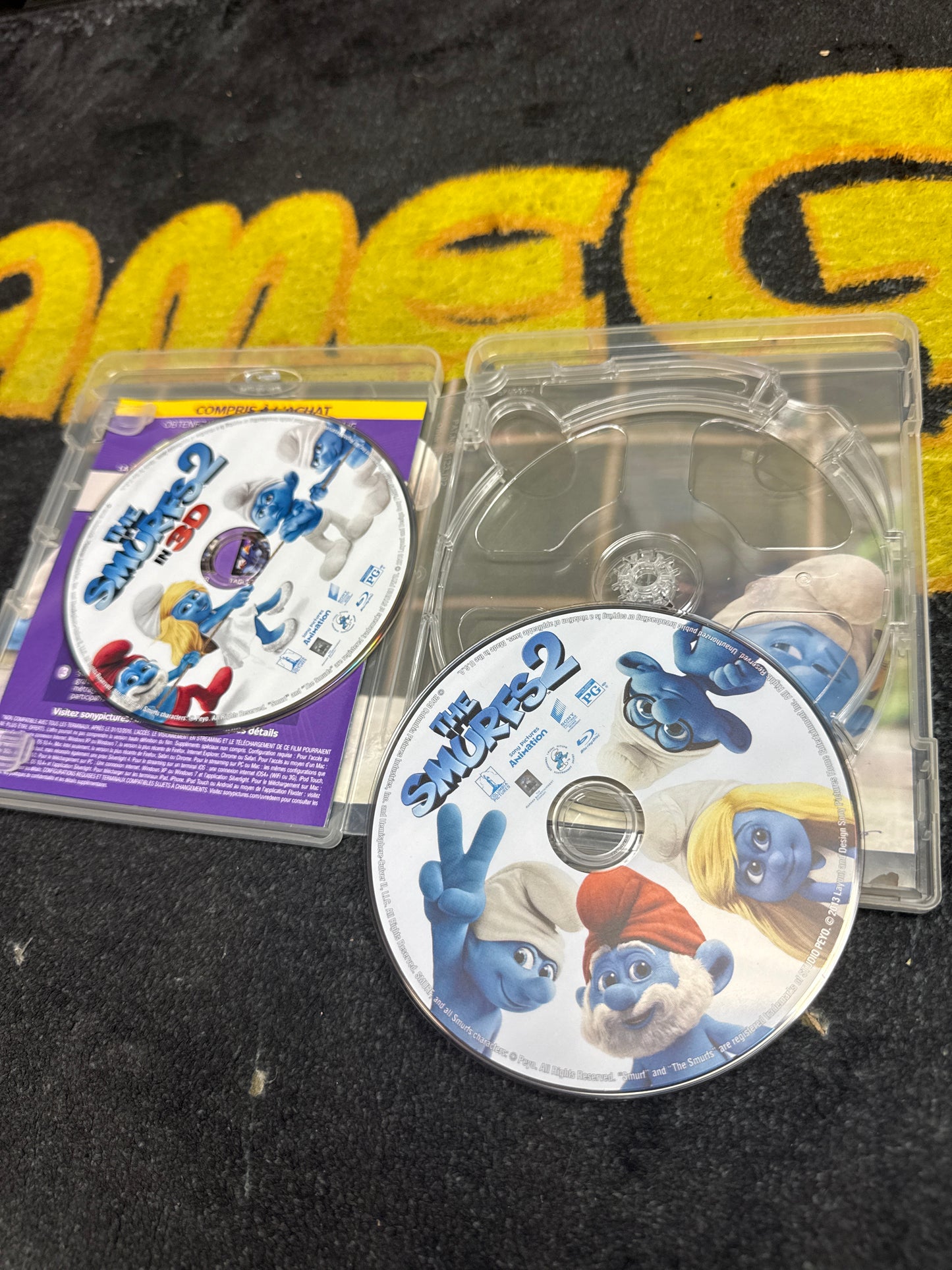 The Smurfs 2 3D Blu Ray + Blu Ray (Used)