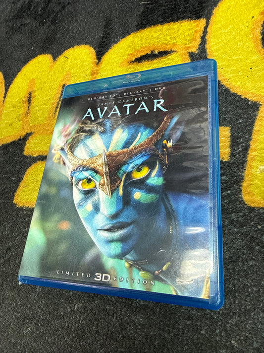 Avatar Limited Edition 3D Blu Ray + Blu Ray + DVD (Used)