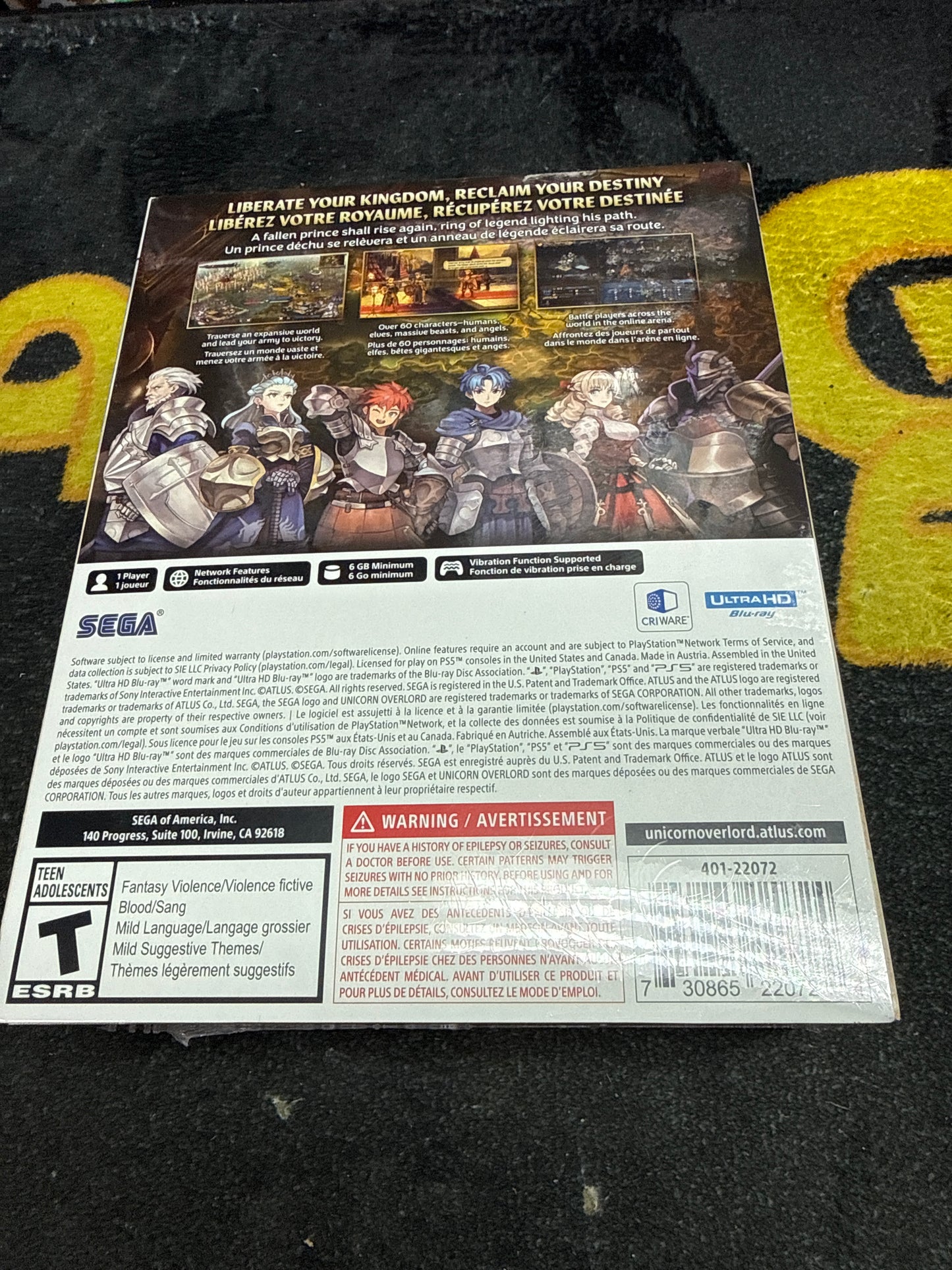 Unicorn Overlord Monarch (Collectors) Edition for Sony PlayStation 5 (New)