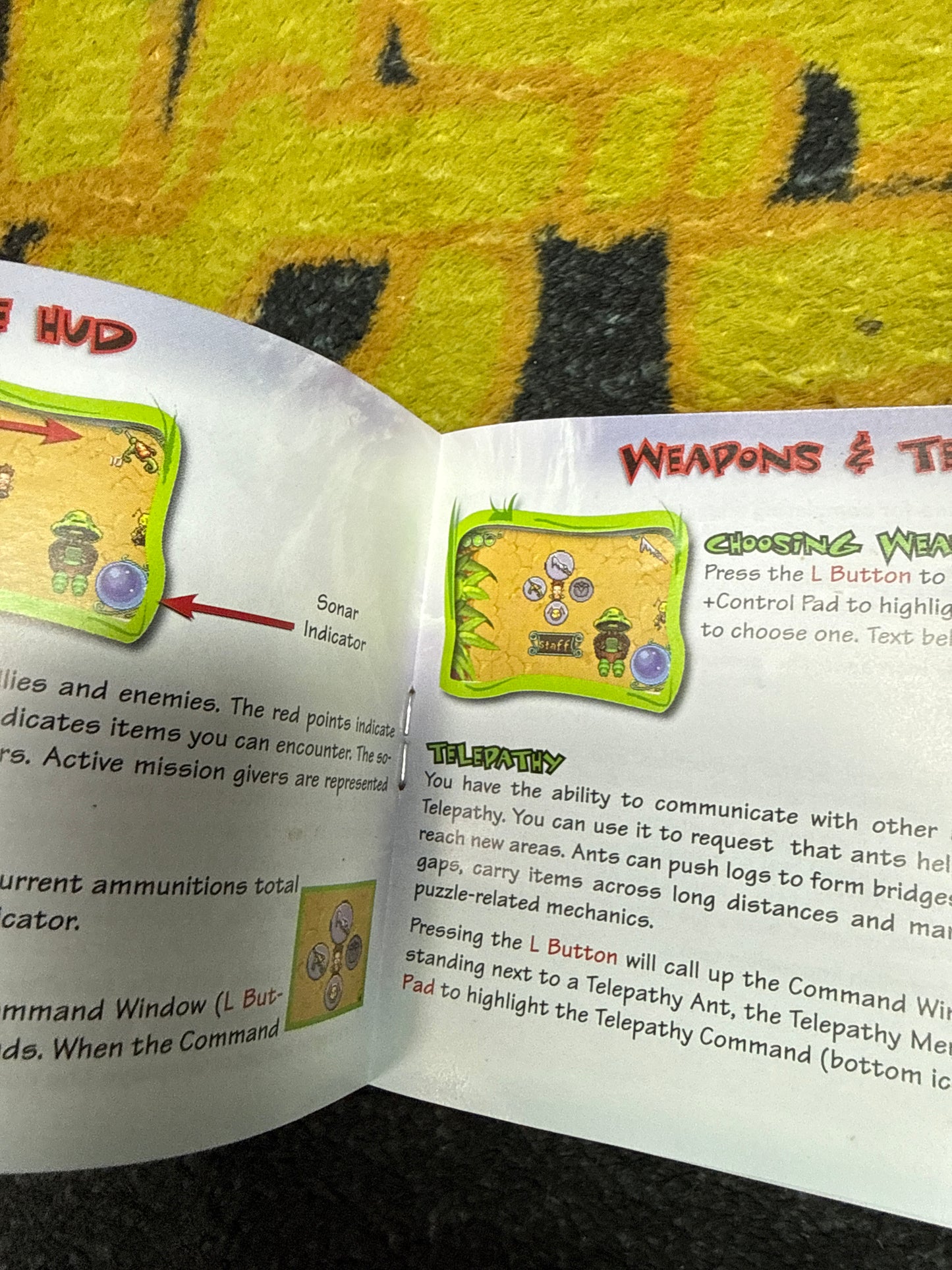 The Ant Bully INSTRUCTIONS ONLY for Nintendo Gameboy Advance (Used)