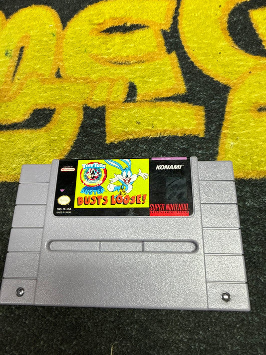 Tiny Toon Adventures Buster Busts Loose for Super Nintendo SNED (Used)