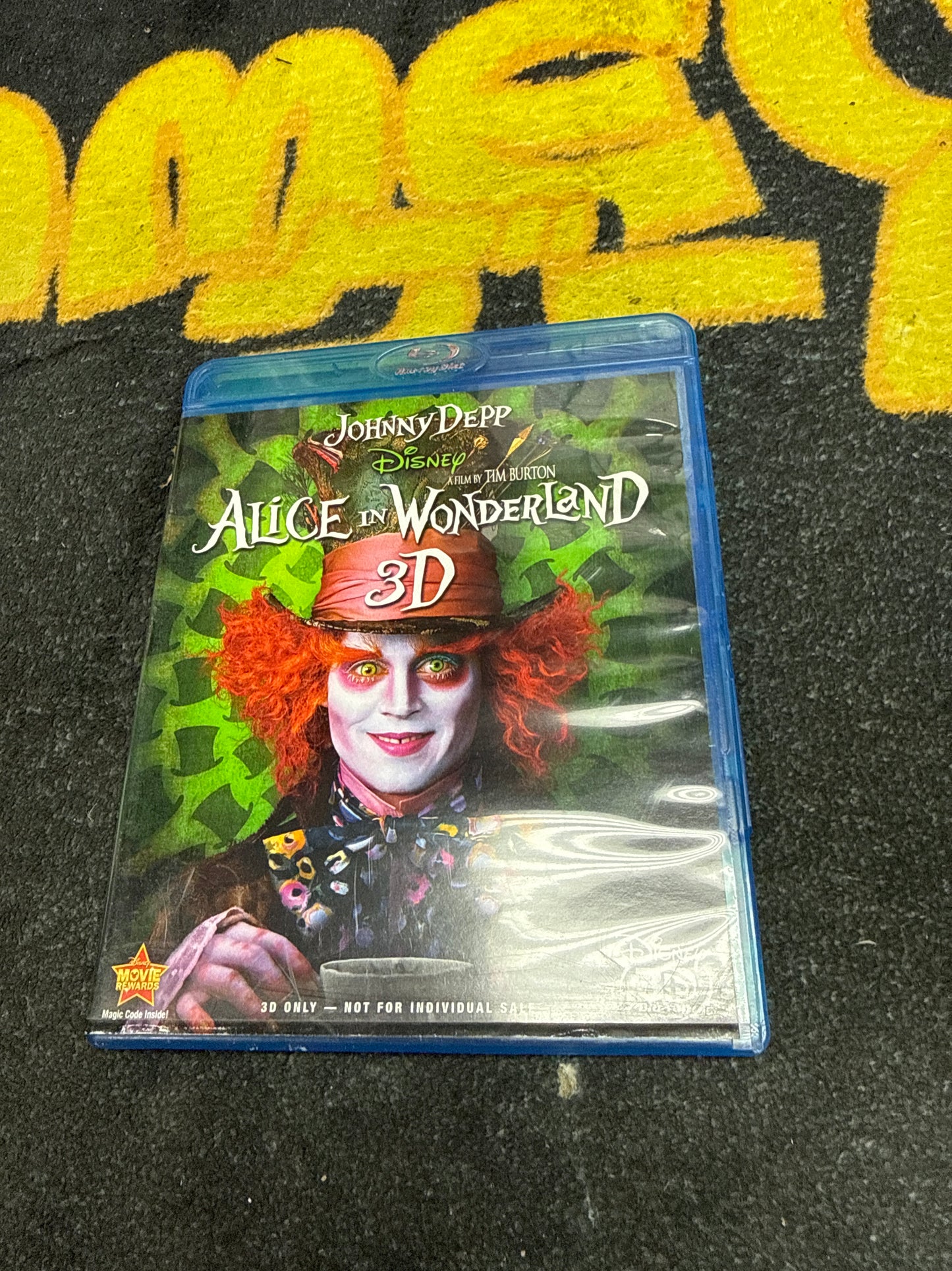 Alice in Wonderland 3D Blu Ray (Used)
