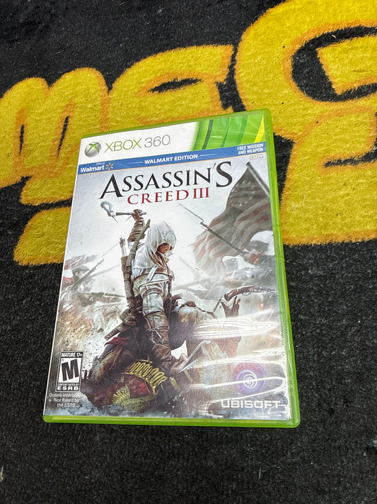 Assassins Creed III (Walmart Edition) for Microsoft Xbox 360 (Used)