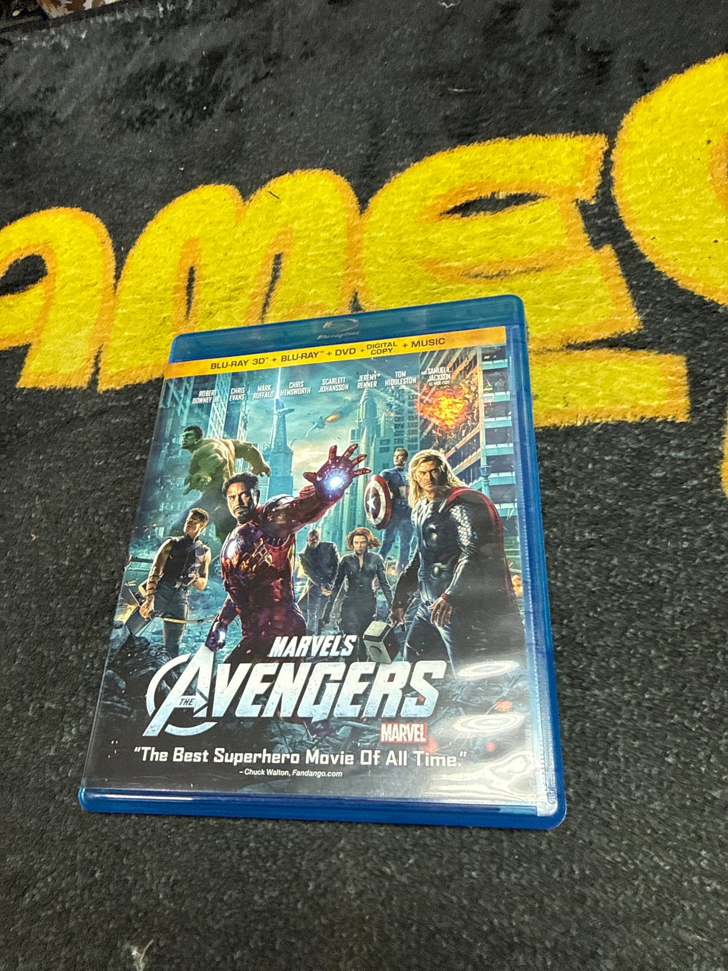 Avengers 3D Blu Ray + Blu Ray + DVD (Used)