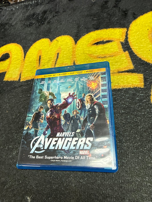 Avengers 3D Blu Ray + Blu Ray + DVD (Used)