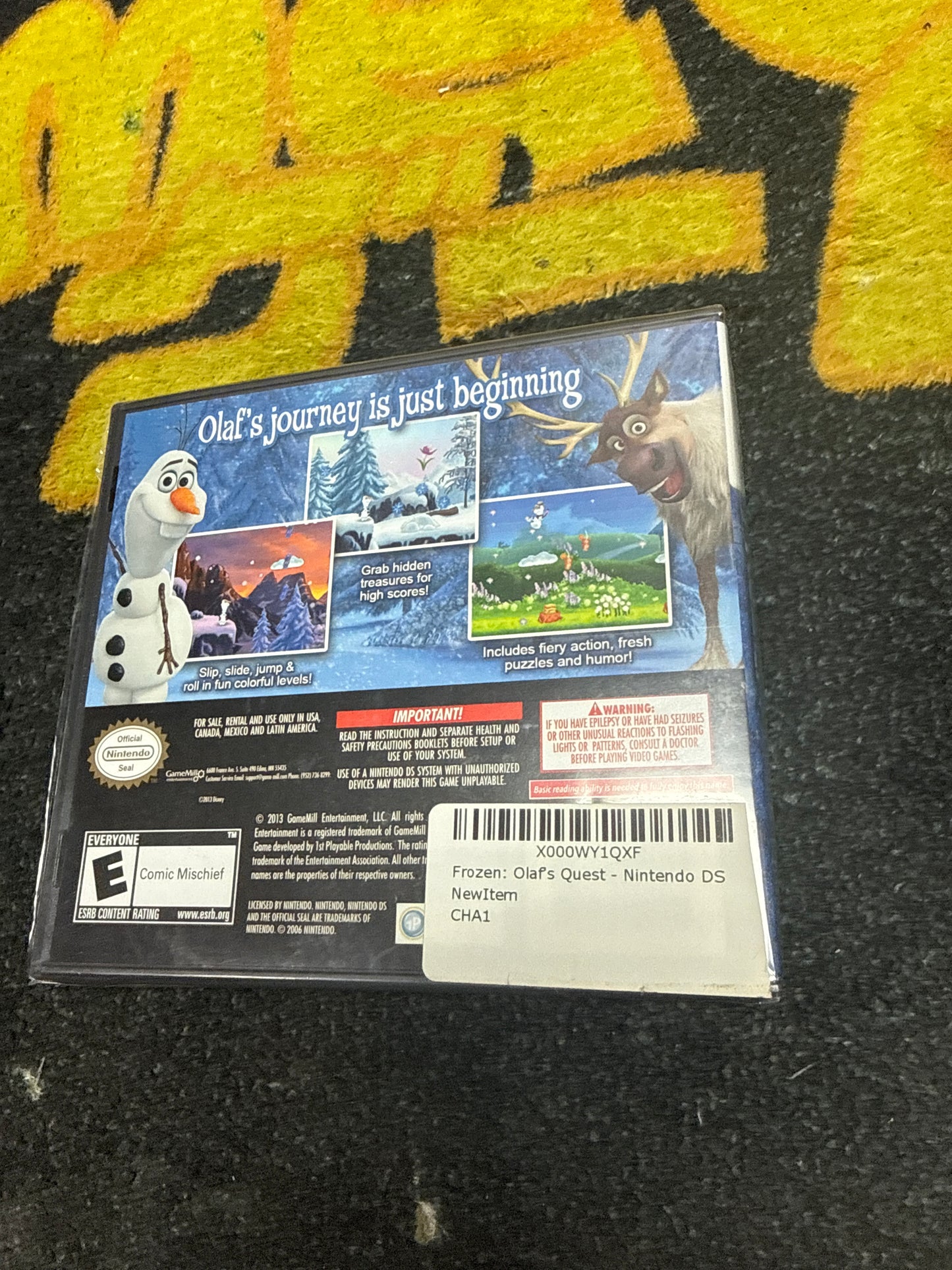Frozen Olaf’s Quest for Nintendo DS (New)