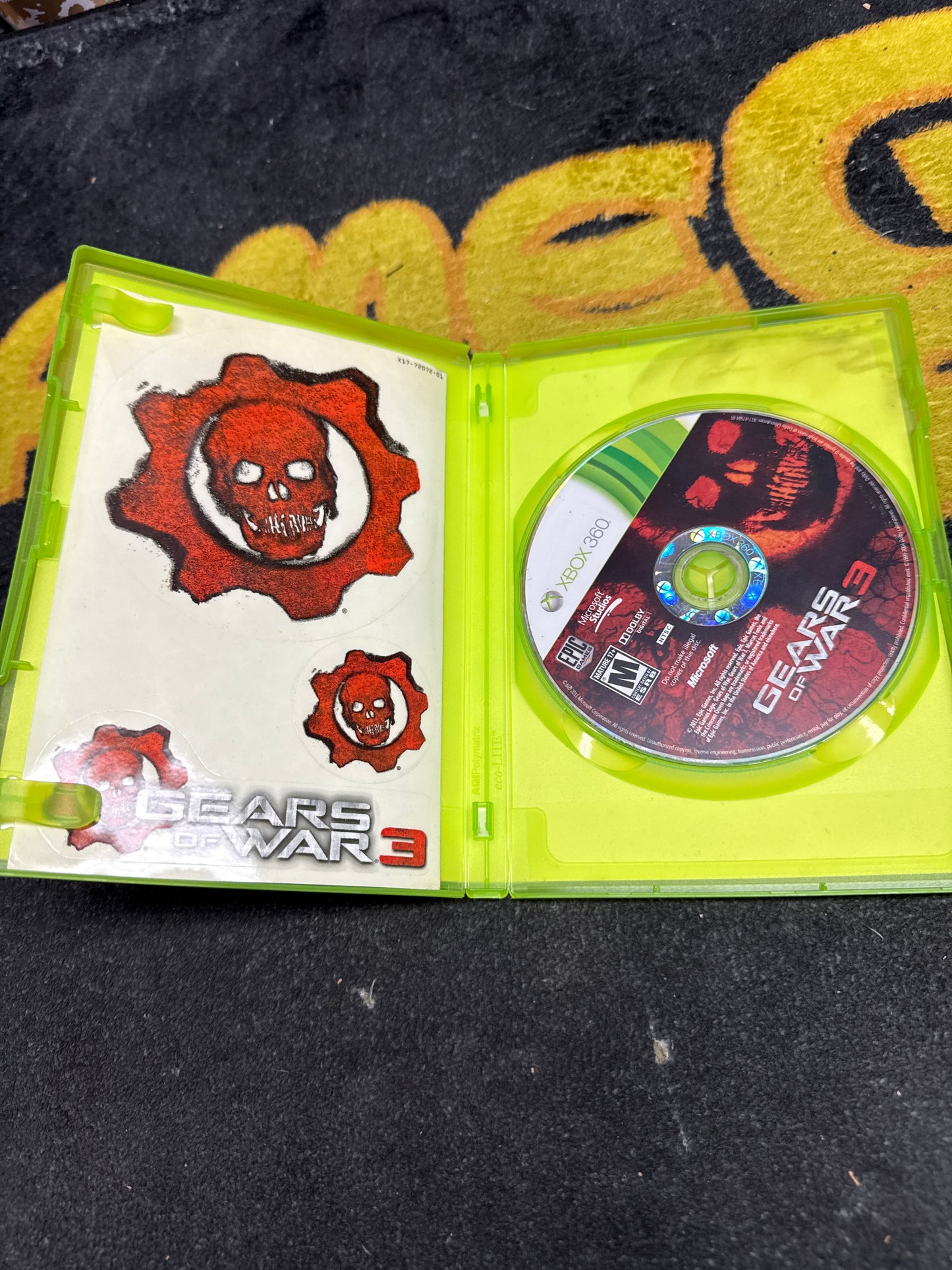Gears of War 3 with Complete Stickers for Microsoft Xbox 360 (Used)