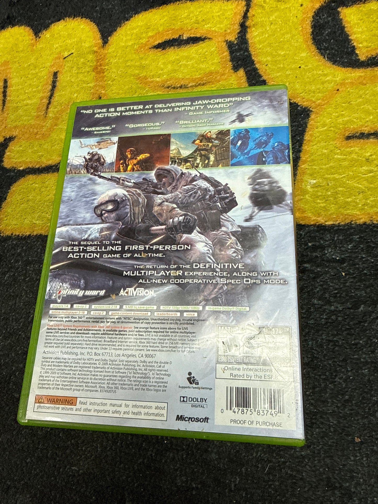 Call of Duty Modern Warfare 2 for Microsoft Xbox 360 (Used)