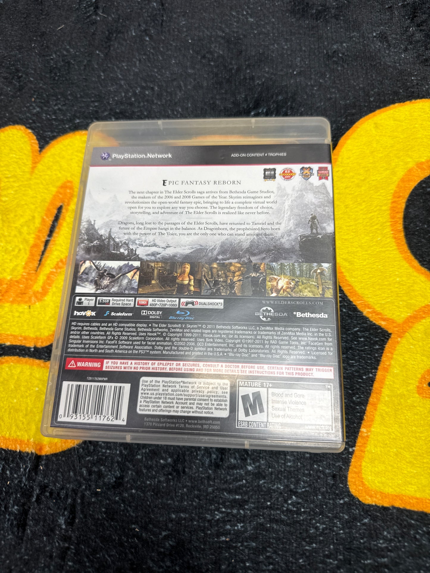 The Elder Scrolls V Skyrim for Sony PlayStation 3 (Used)