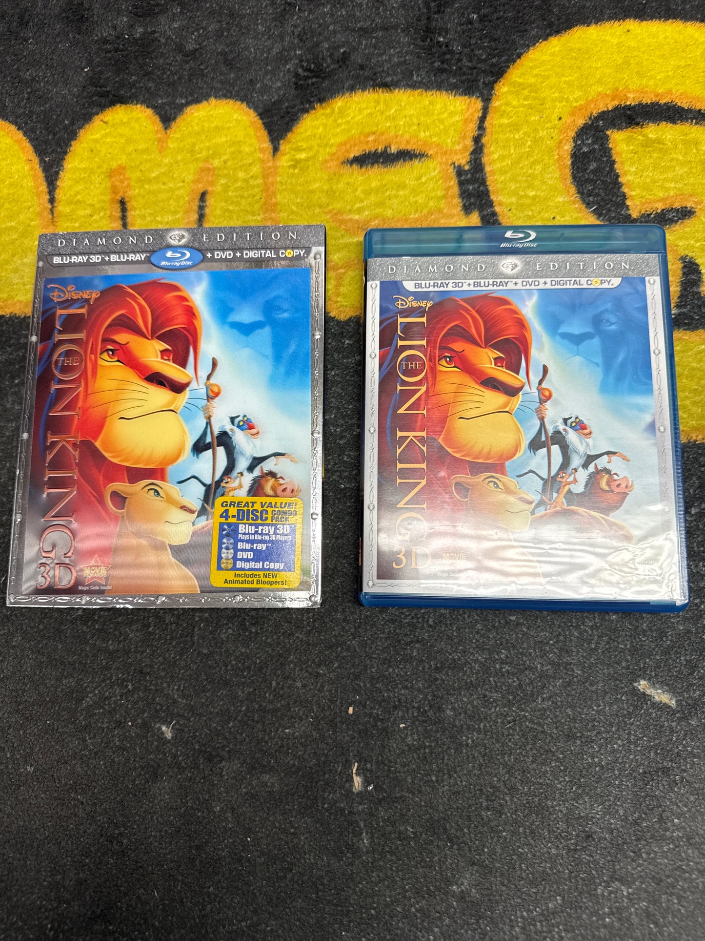 Lion King 3D Blu Ray + Digital Copy with Lenticular Slip (Used)