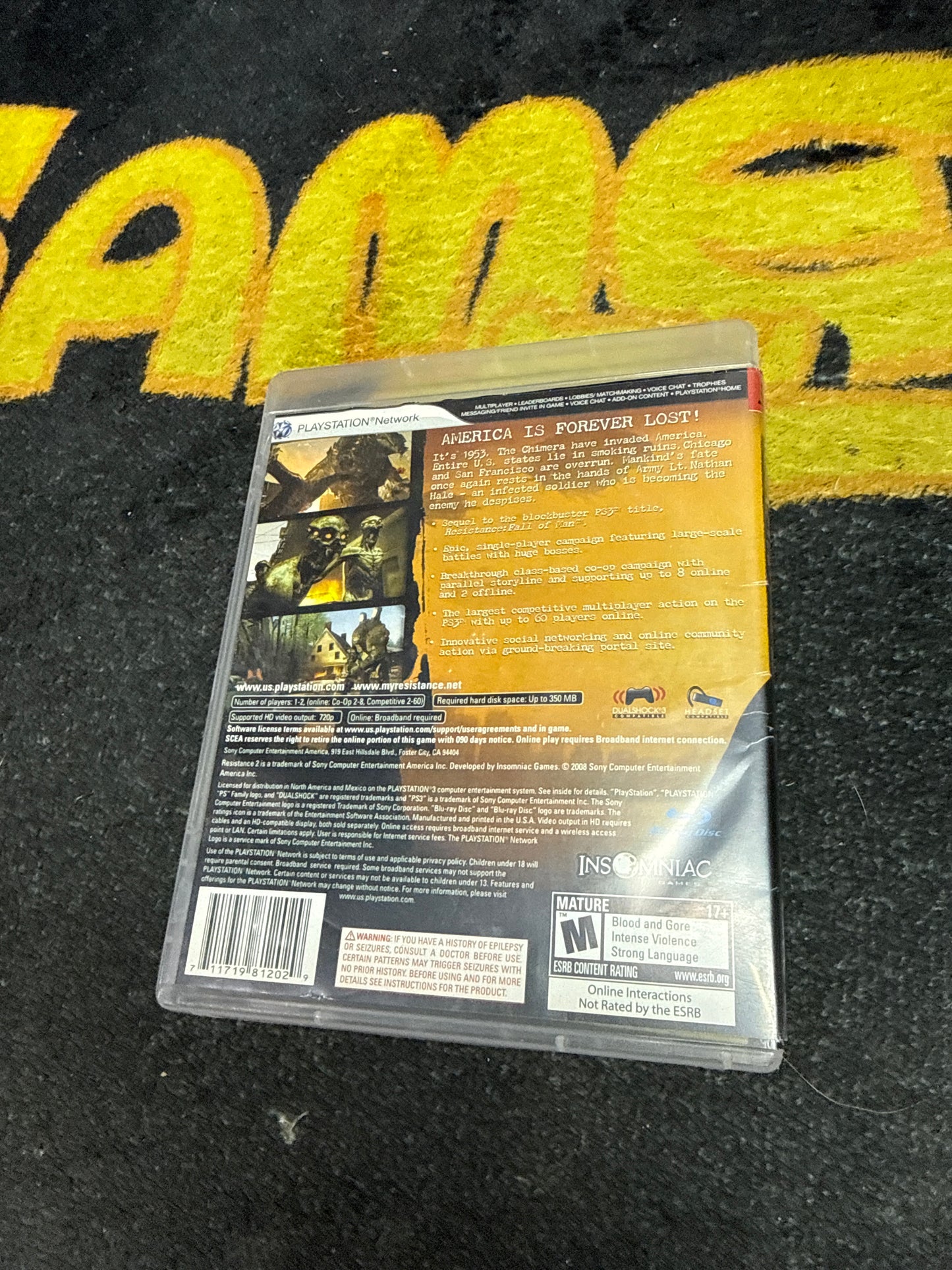Resistance 2 for Sony PlayStation 3 (Used)