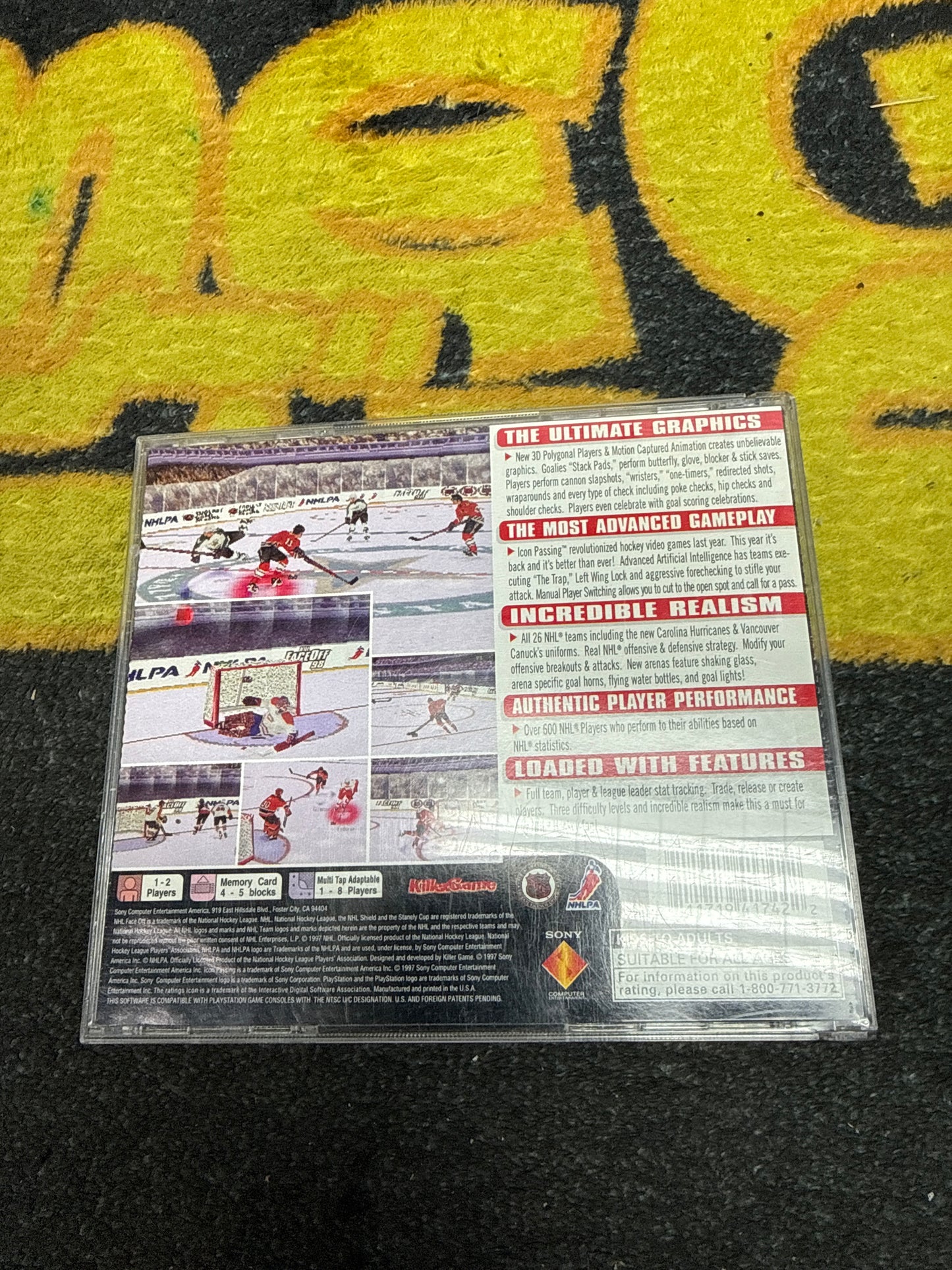 NHL FaceOff 98 for Sony PlayStation (Used)