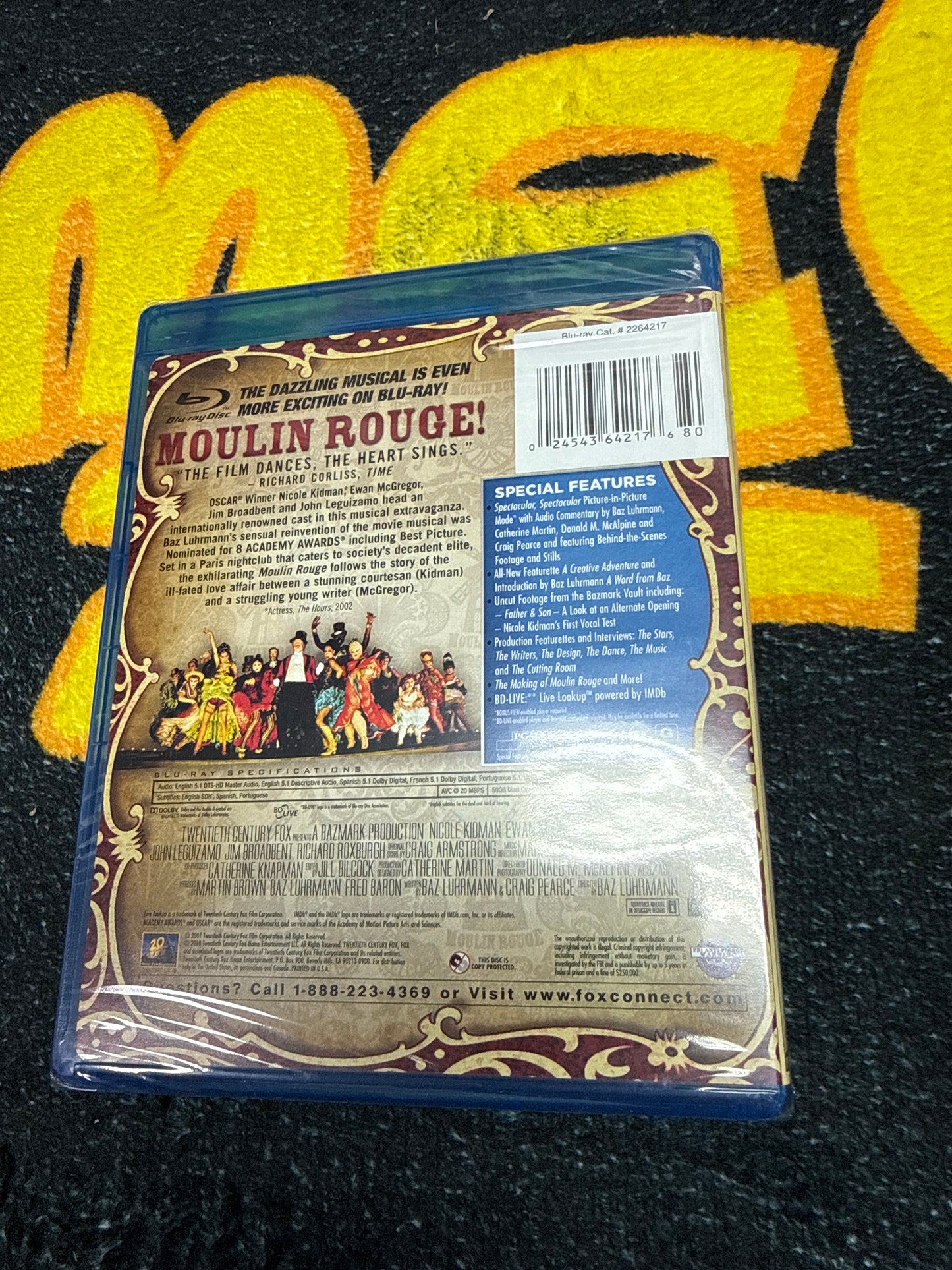 Moulin Rouge Blu Ray (New)