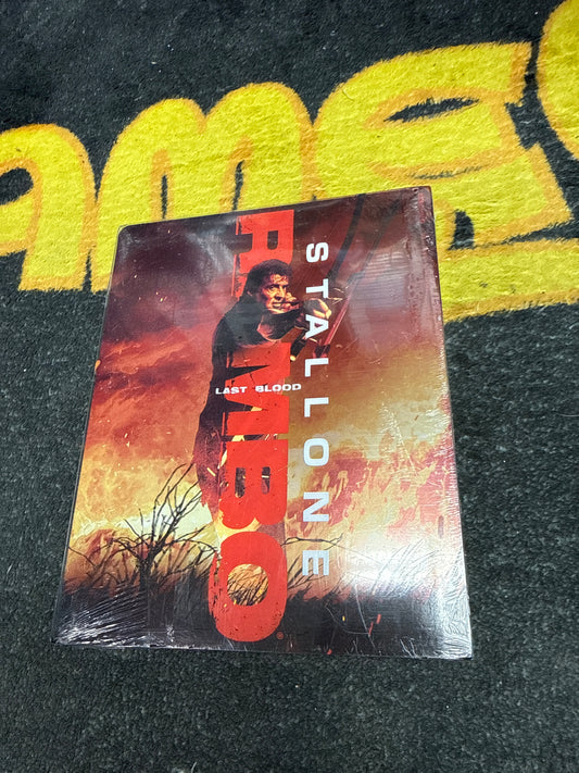 Rambo Last Blood 4K + Blu Ray Steelbook (New)