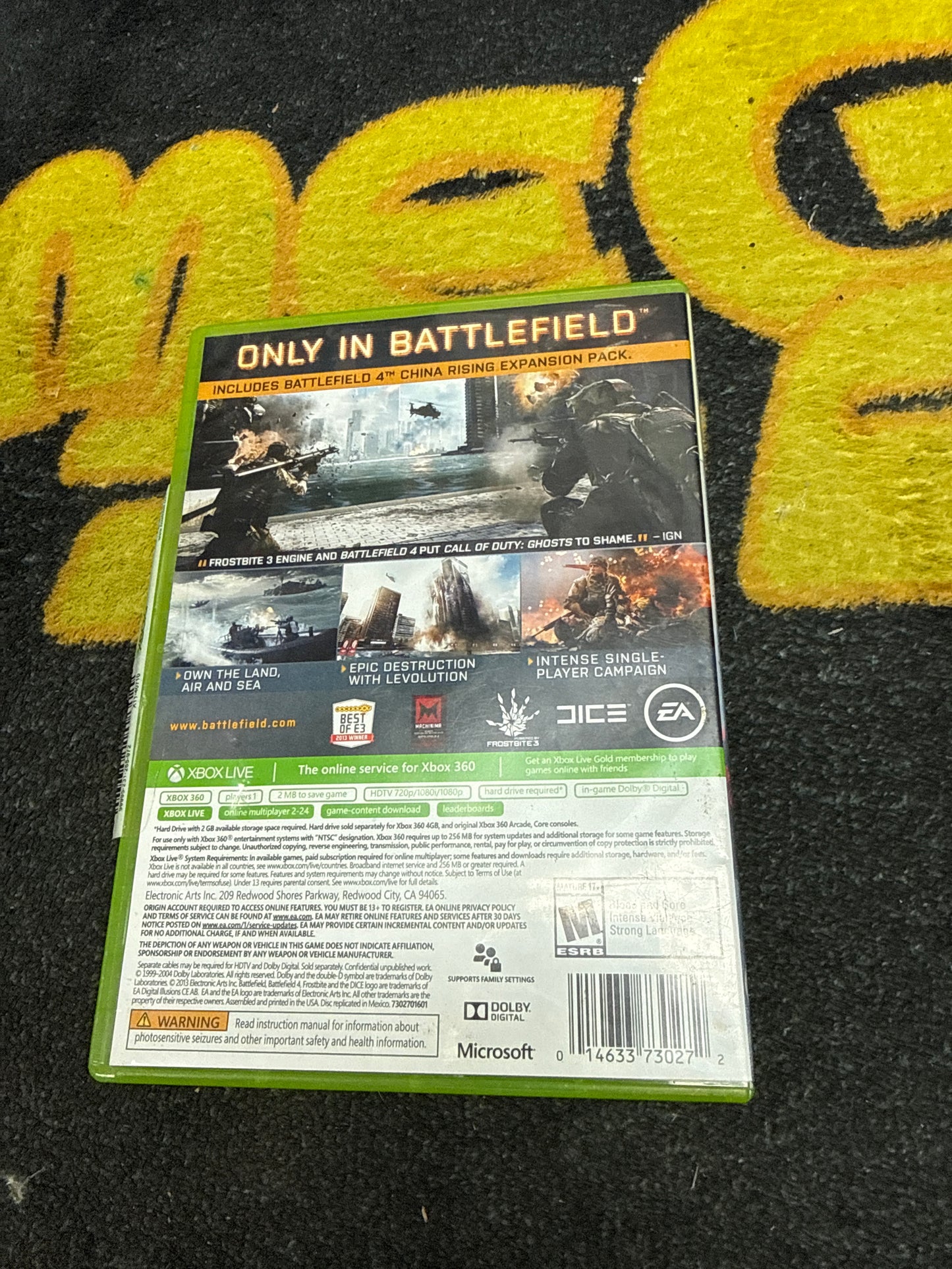 Battlefield 4 for Microsoft Xbox 360 (Used)