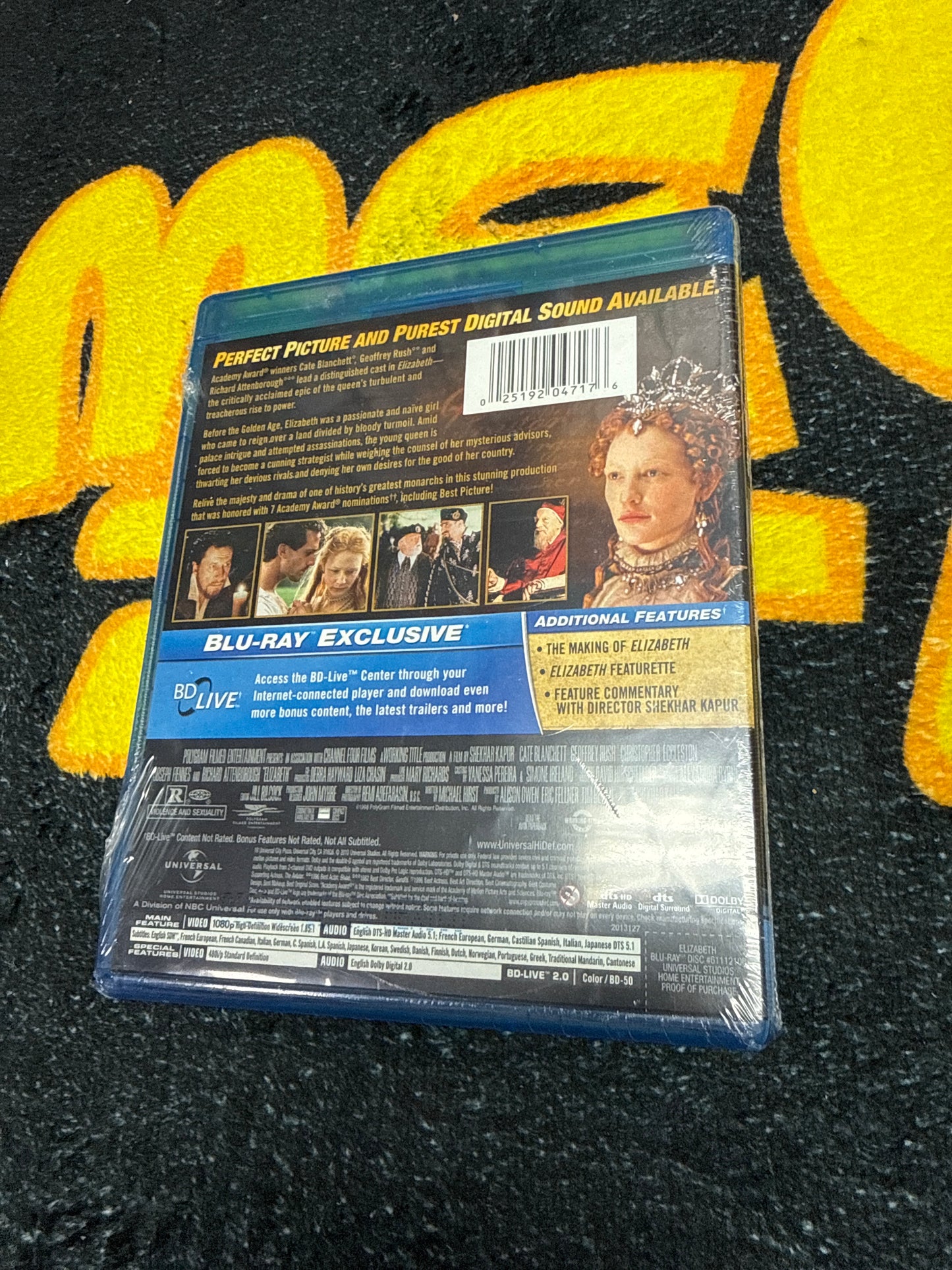 Elizabeth Blu Ray (New)