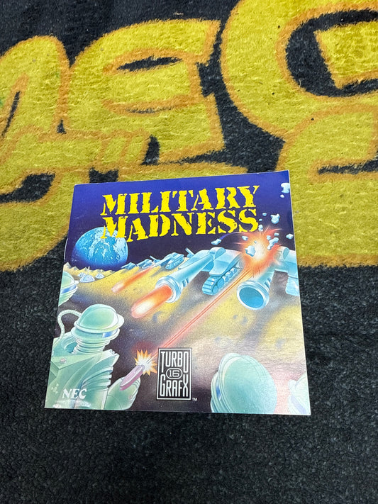 Military Madness (Instructions Only) for Turbografx 16 (Used)