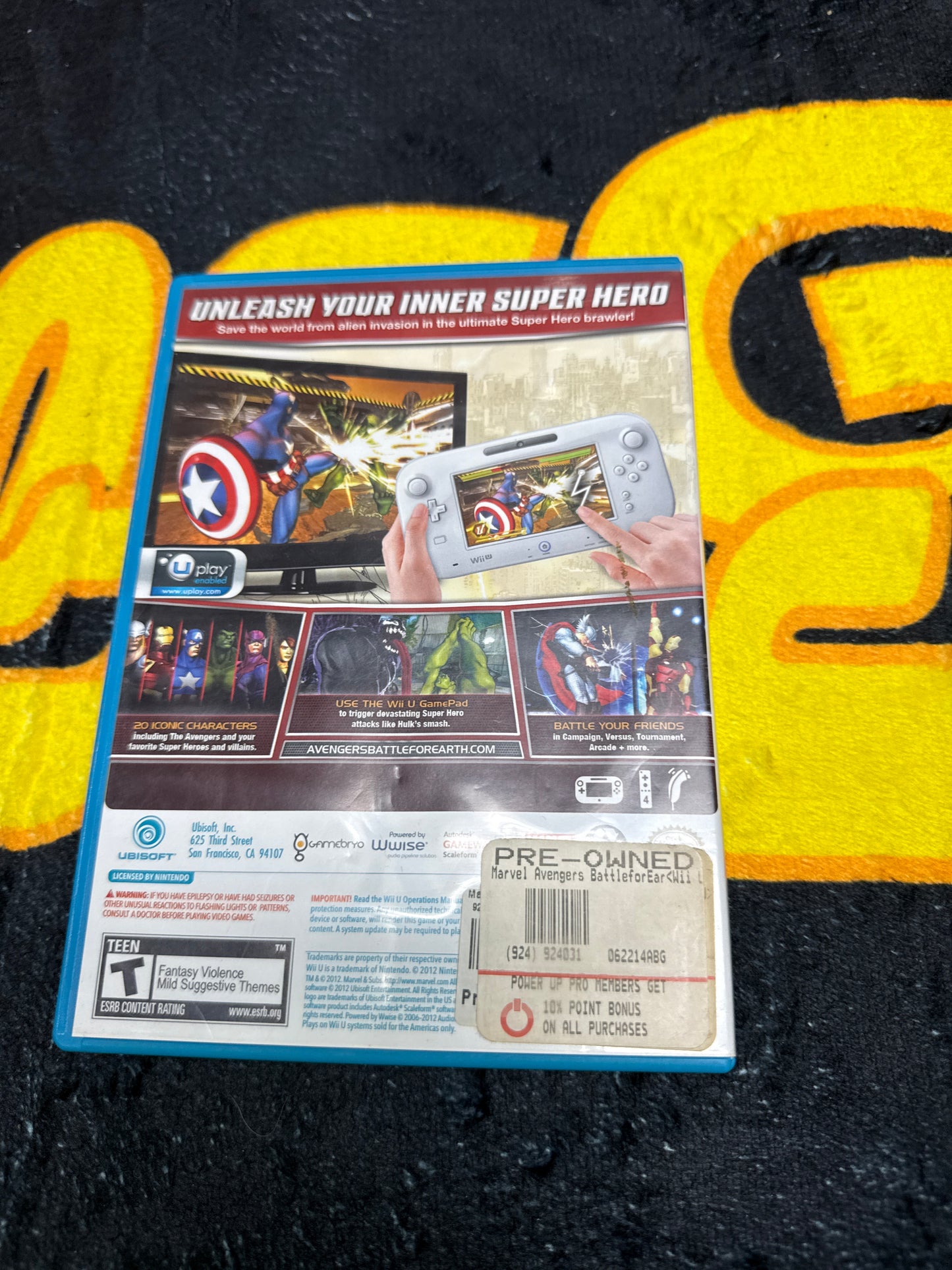 Avengers Battle for Earth for Nintendo WiiU (Used)