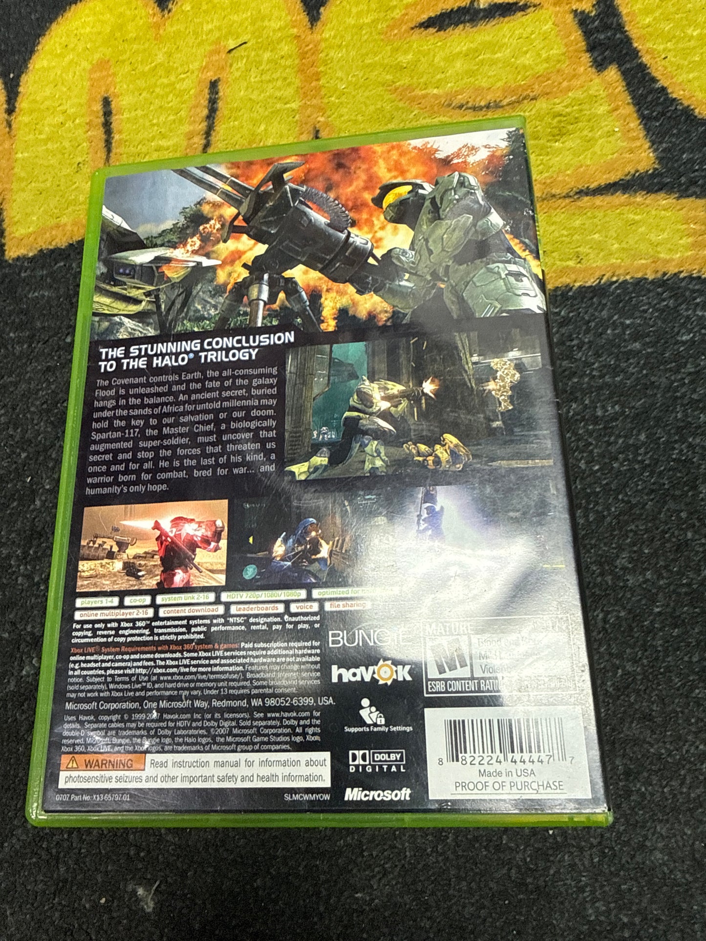 Halo 3 (with poster) for Microsoft Xbox 360 (Used)