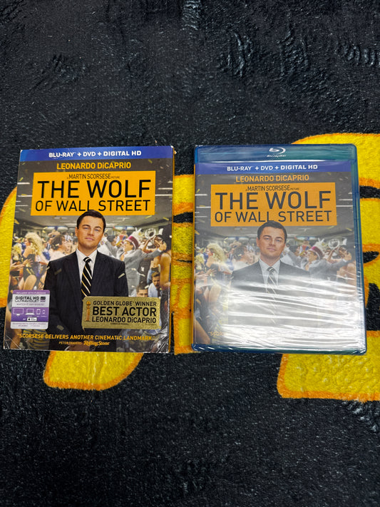 The Wolf of Wall Street with Slip Cover Blu Ray + DVD (New)