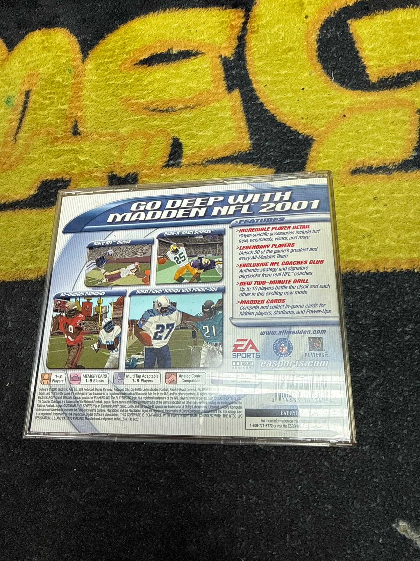 Madden 2001 for Sony PlayStation (Used)