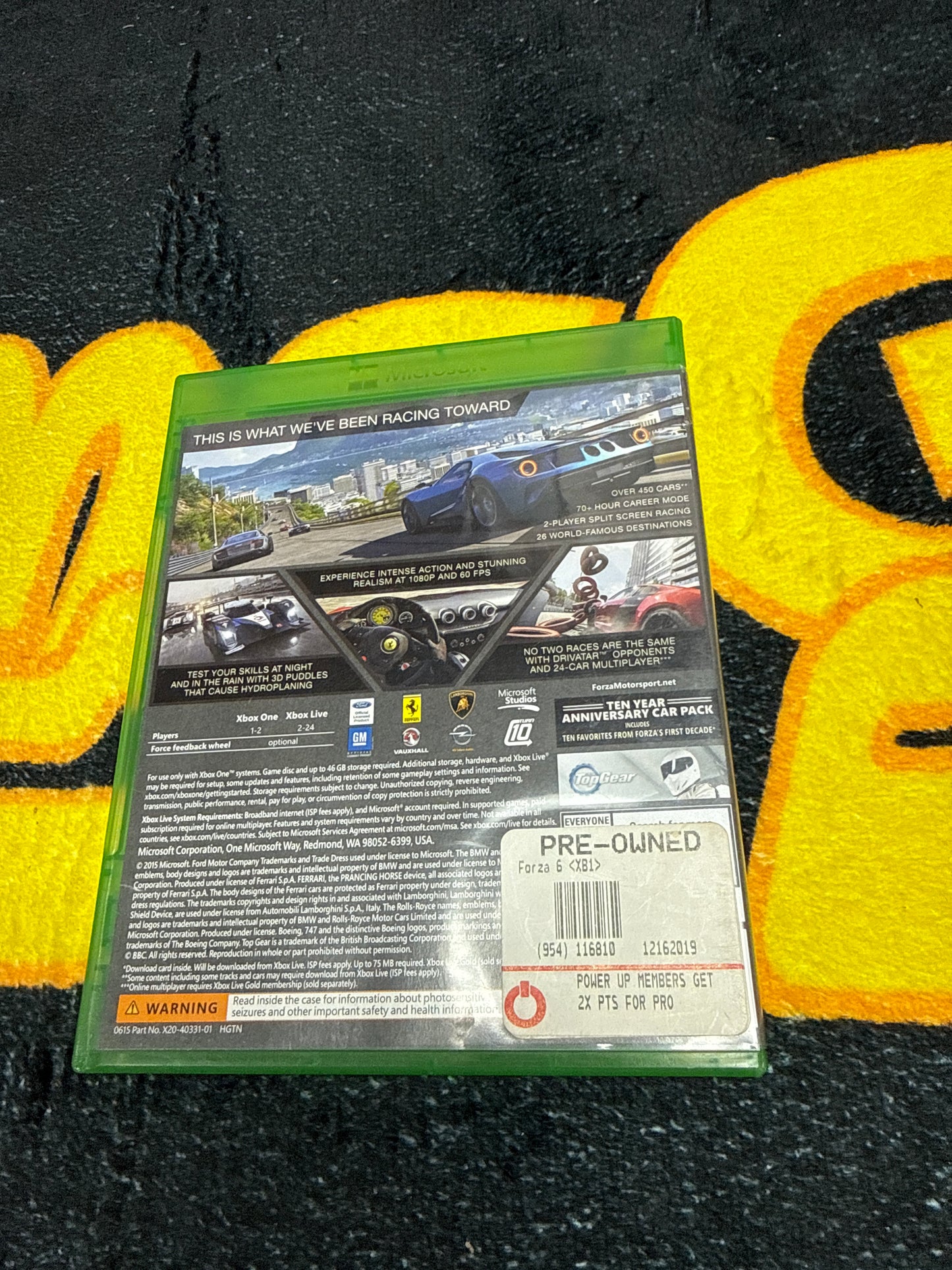 Forza Motorsport 6 for Microsoft Xbox One (Used)