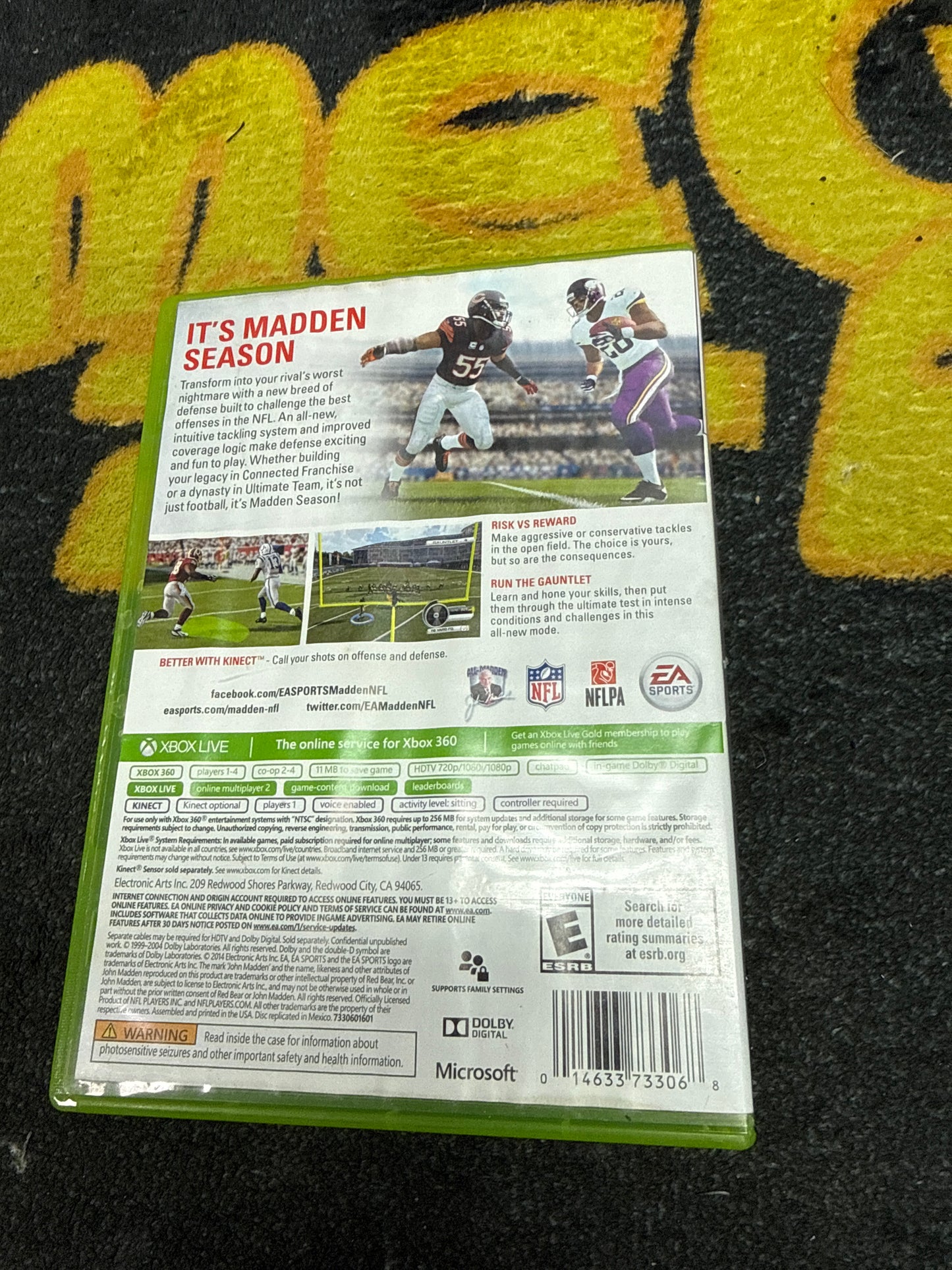Madden 15 for Microsoft Xbox 360 (Used)