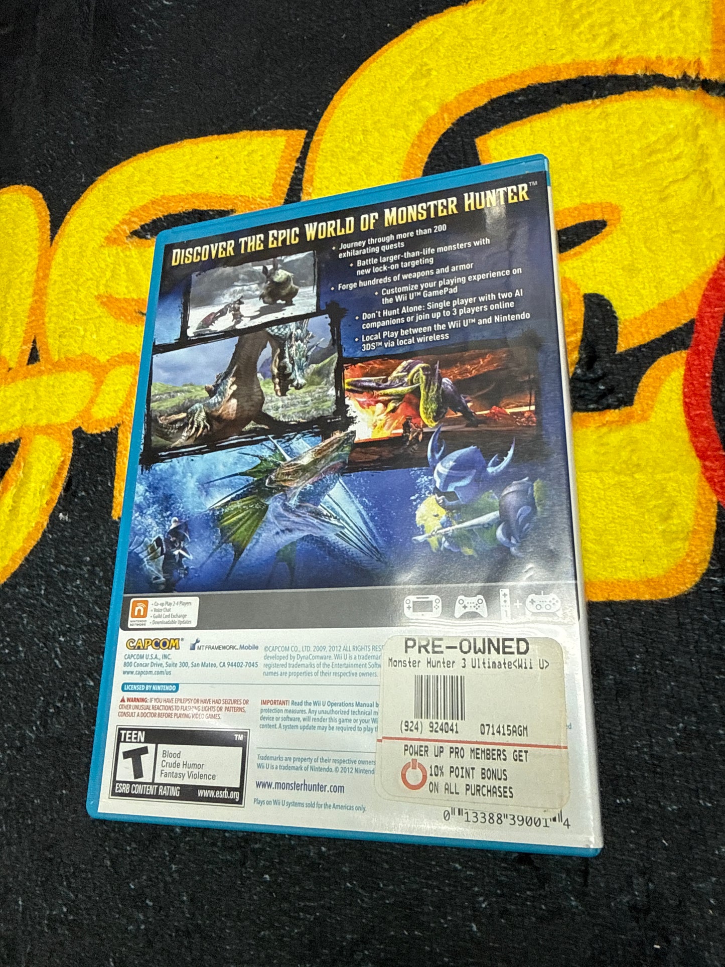 Monster Hunter 3 Ultimate for Nintendo WiiU (Used)