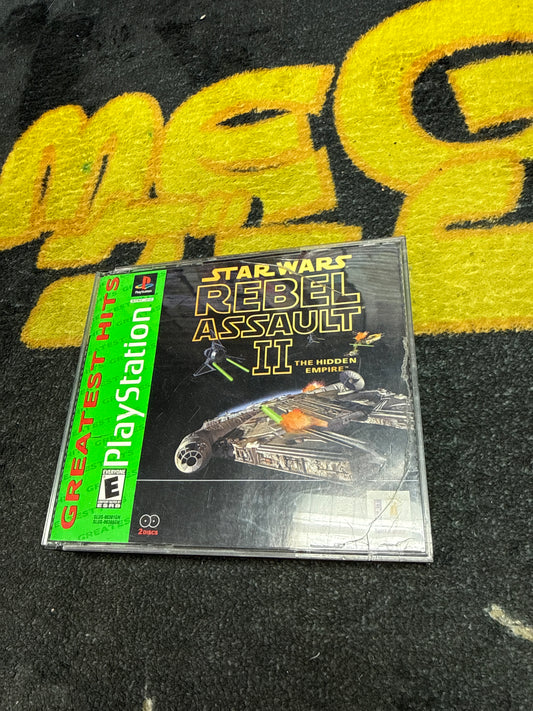 Star Wars Rebel Assault II (Greatest Hits) for Sony PlayStation (Used)