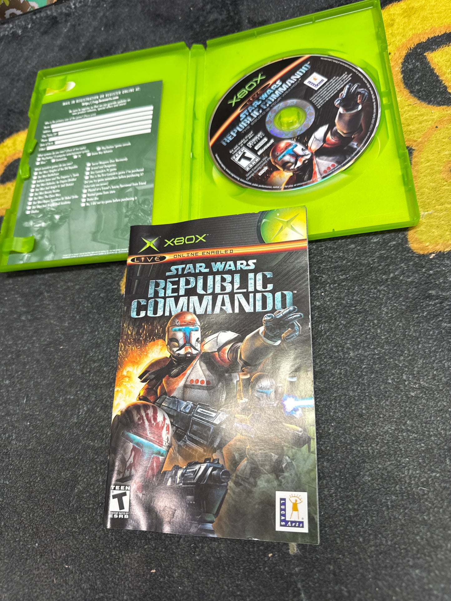 Star Wars Republic Commando with Warranty Card for Microsoft Xbox (Used)