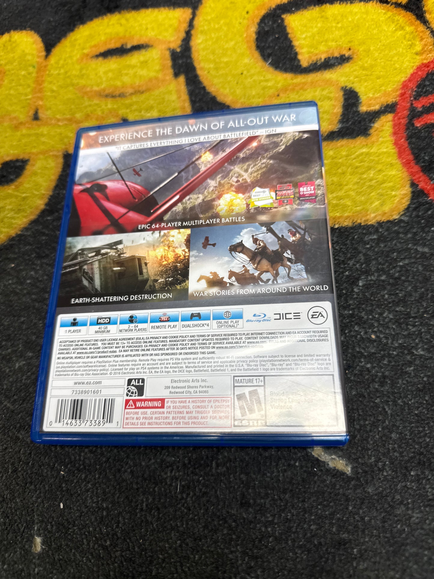 Battlefield 1 for Sony PlayStation 4 (Used)