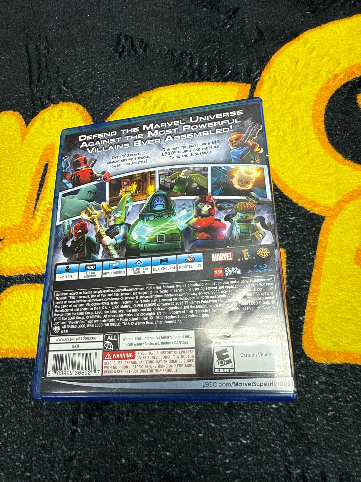Lego Marvel Superheroes for Sony PlayStation 4 (Used)