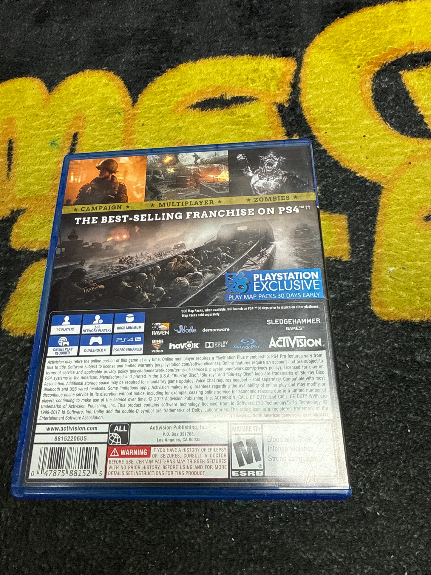 Call of Duty WWII World War II for Sony PlayStation 4 (Used)