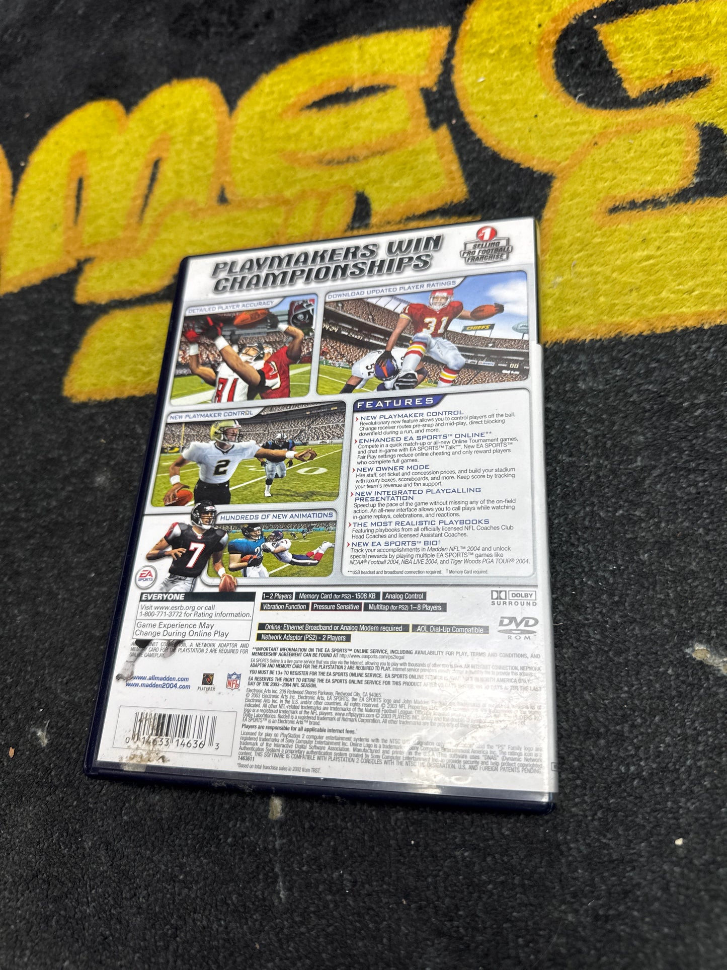 Madden 2004 for Sony PlayStation 2 (Used)