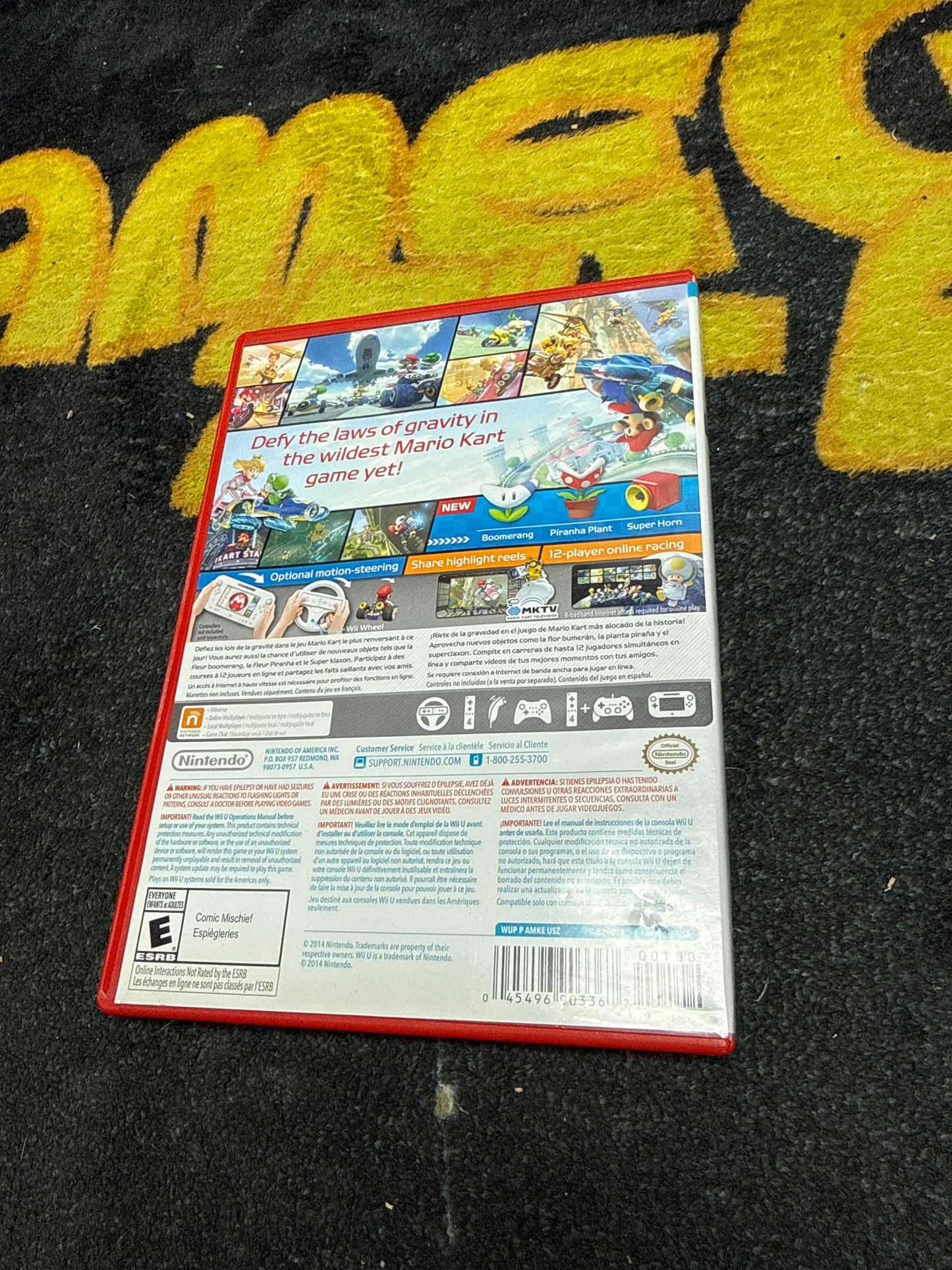 Mario Kart 8 for Nintendo WiiU (Used)