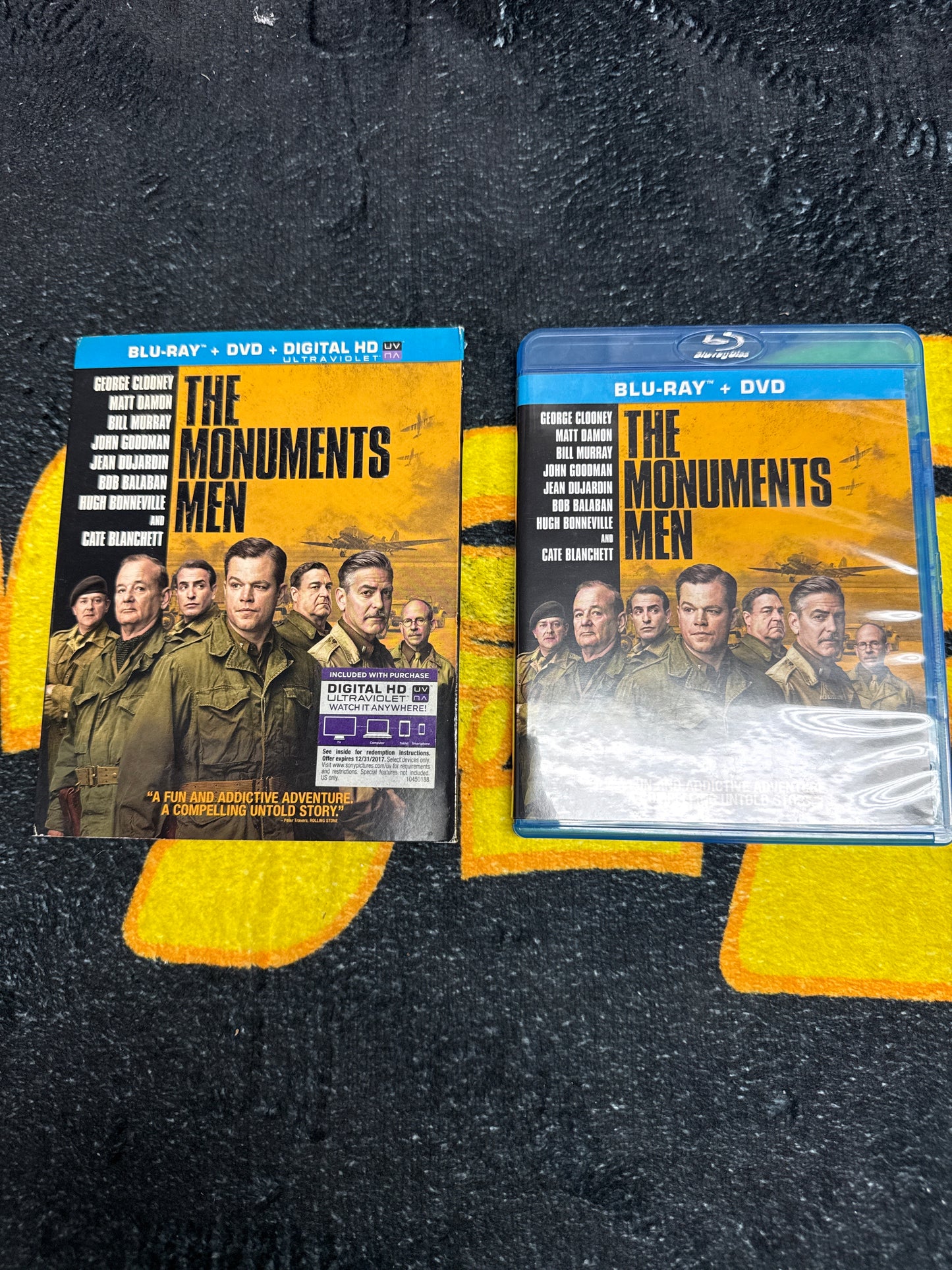 The Monuments Men with Slip Cover Blu Ray + DVD (Used)