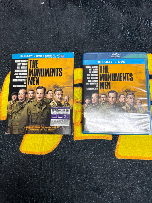 The Monuments Men with Slip Cover Blu Ray + DVD (Used)