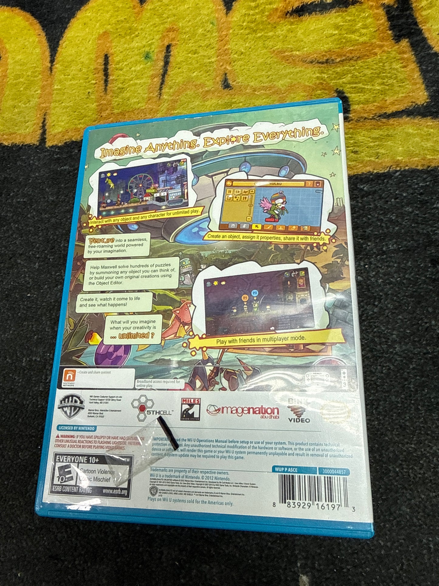 Scribblenauts Unlimited for Nintendo WiiU (Used)