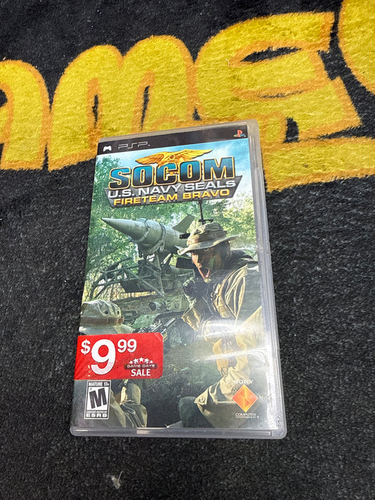 SOCOM U.S. Navy Seals FireTeam Bravo for Sony PSP (Used)