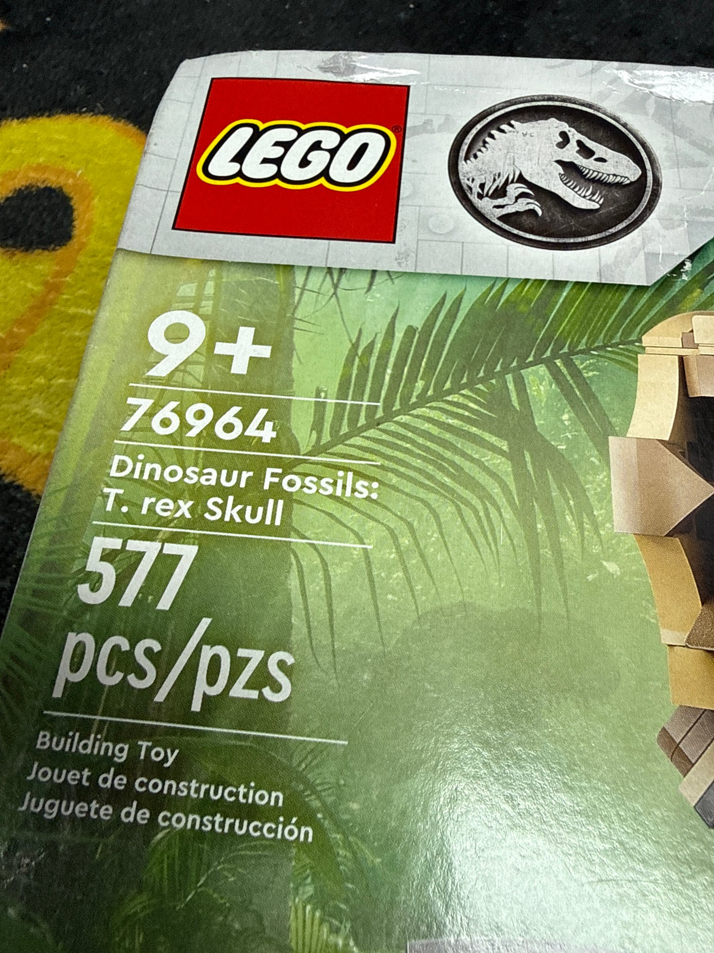 Jurassic World Dinosaur Fossils: T.Rex Skull Lego 76964 (New)