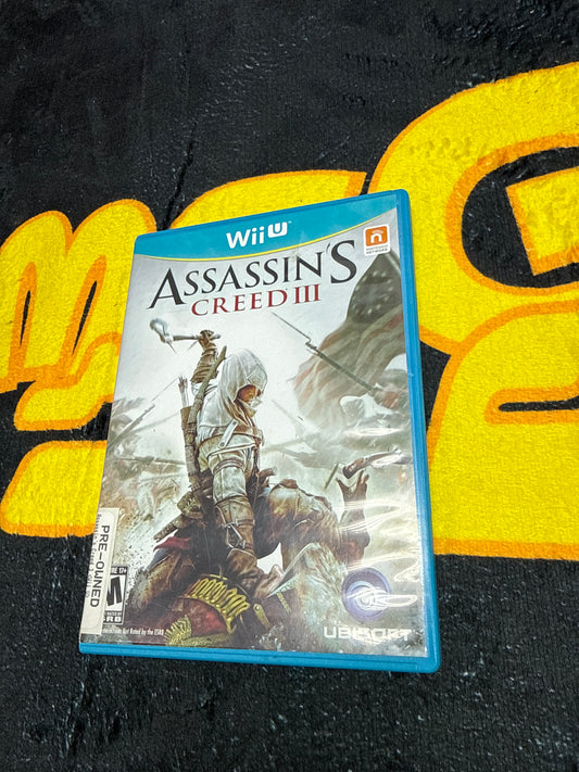 Assassins Creed III for Nintendo WiiU (Used)