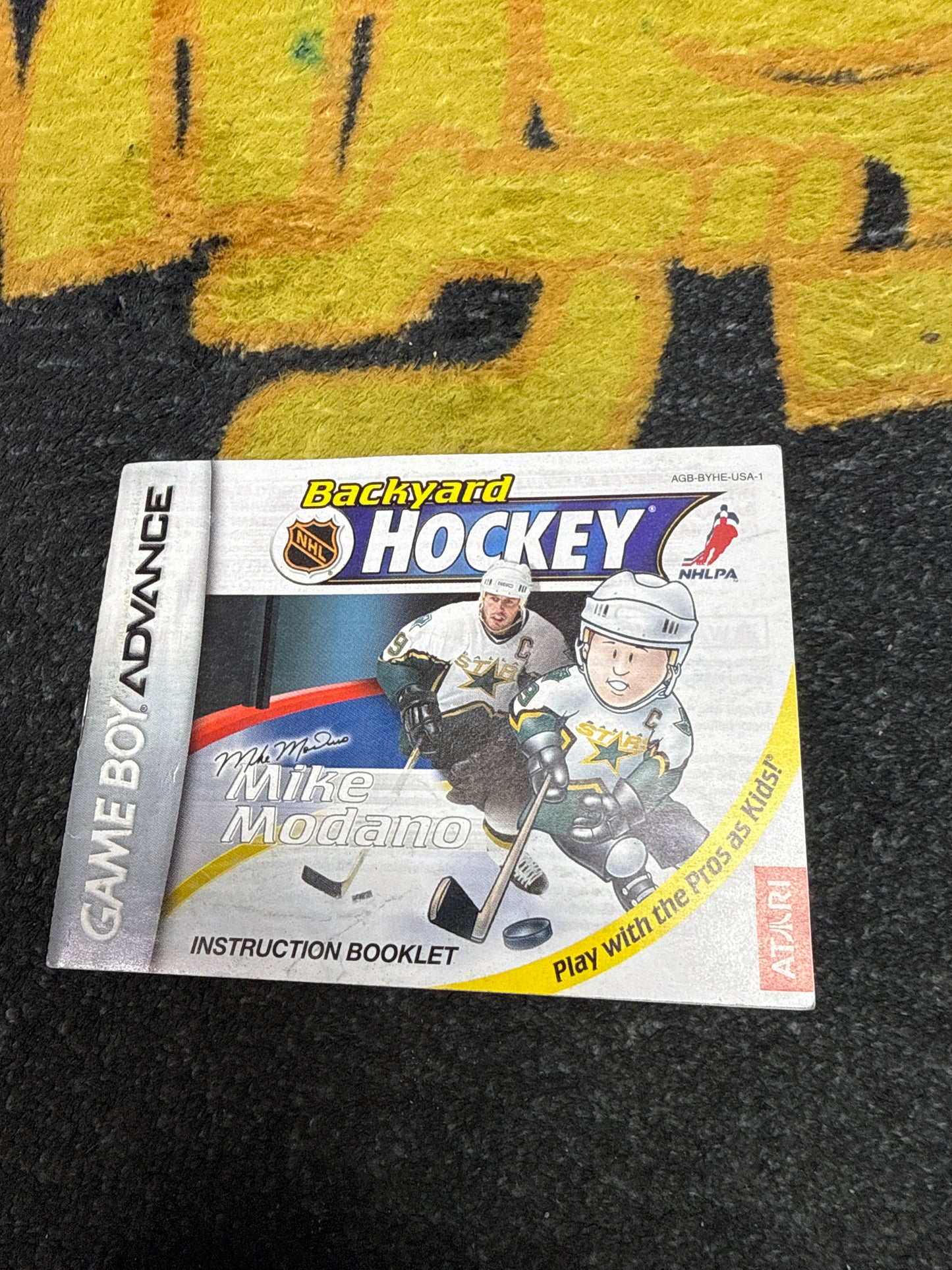 Backyard Hockey INSTRUCTIONS ONLY for Nintendo Gameboy Advance (Used)