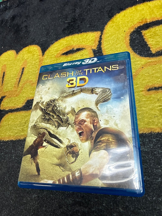 Clash of the Titans 3D Blu Ray + Blu Ray (Used)