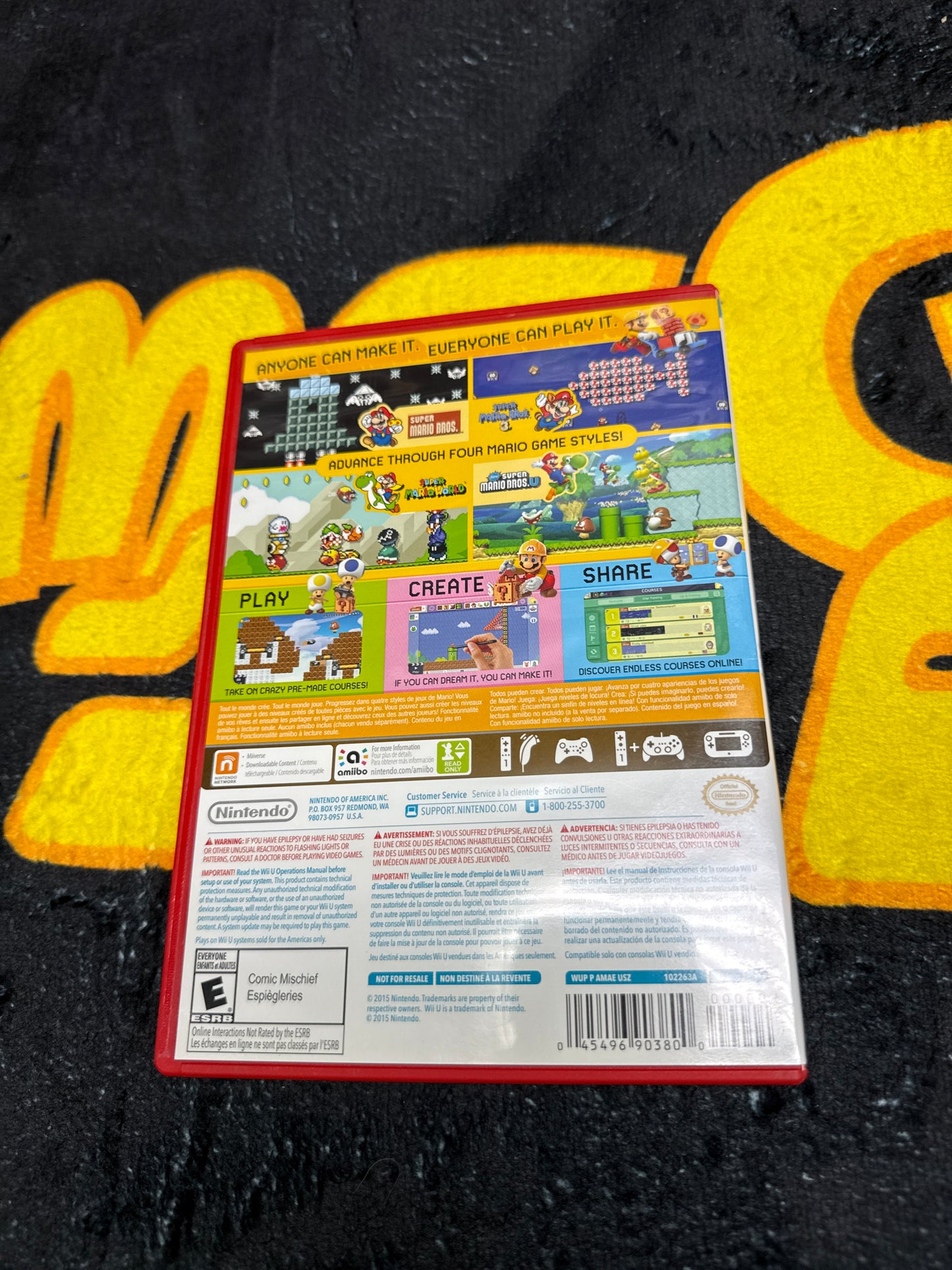 Super Mario Maker for Nintendo WiiU (Used)