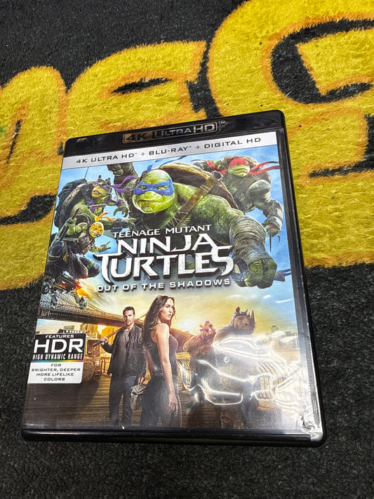 Teenage Mutant Ninja Turtles Out of the Shadows 4K + Blu Ray (Used)