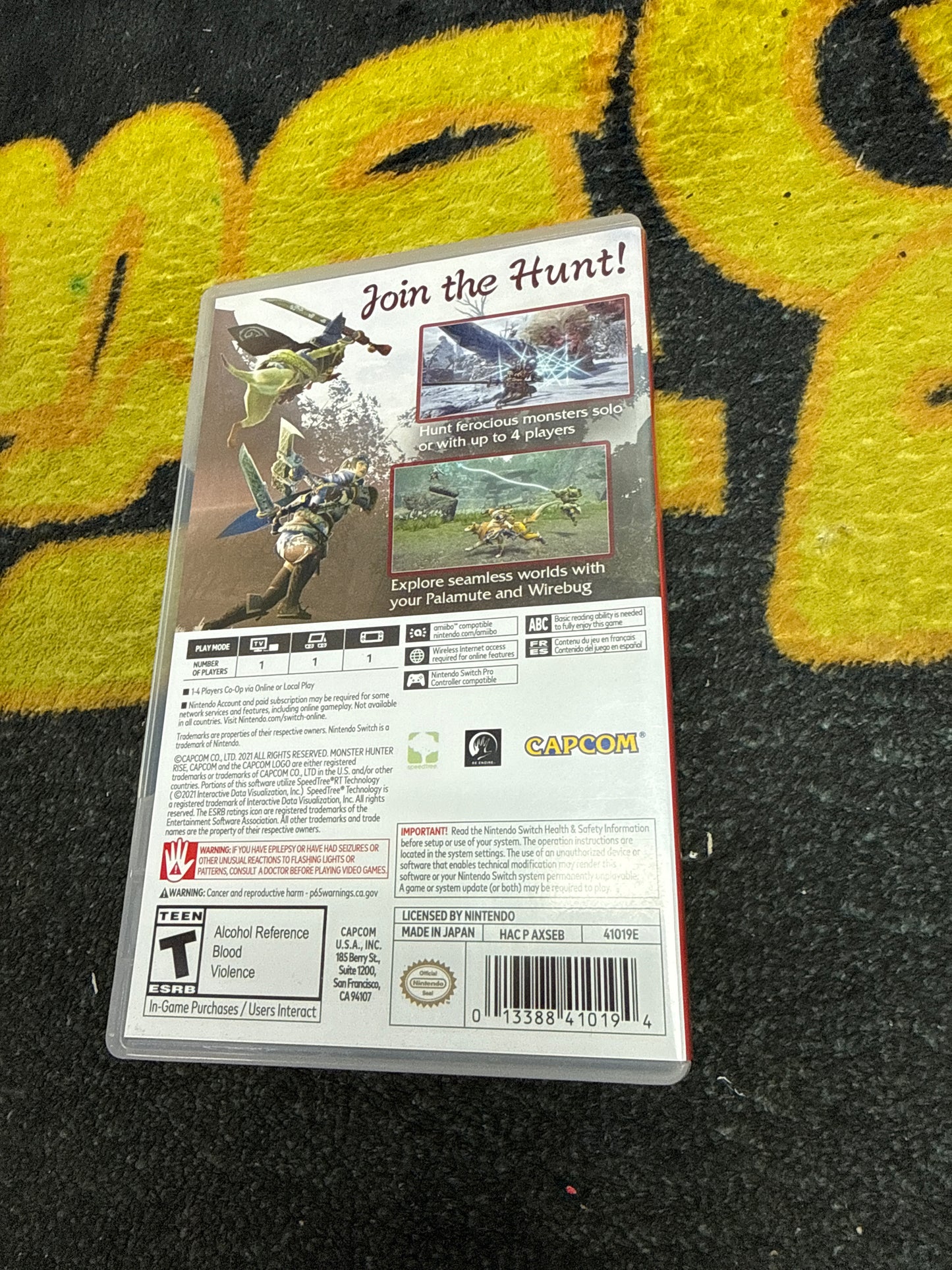 Monster Hunter Rise for Nintendo Switch (Used)
