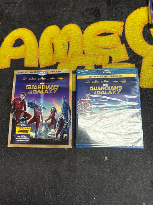 Guardians of the Galaxy 3D Blu Ray + Blu Ray with Slip Cover (New)